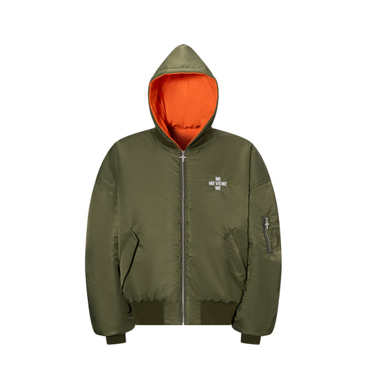 REVERSIBLE BOMBER JACKET