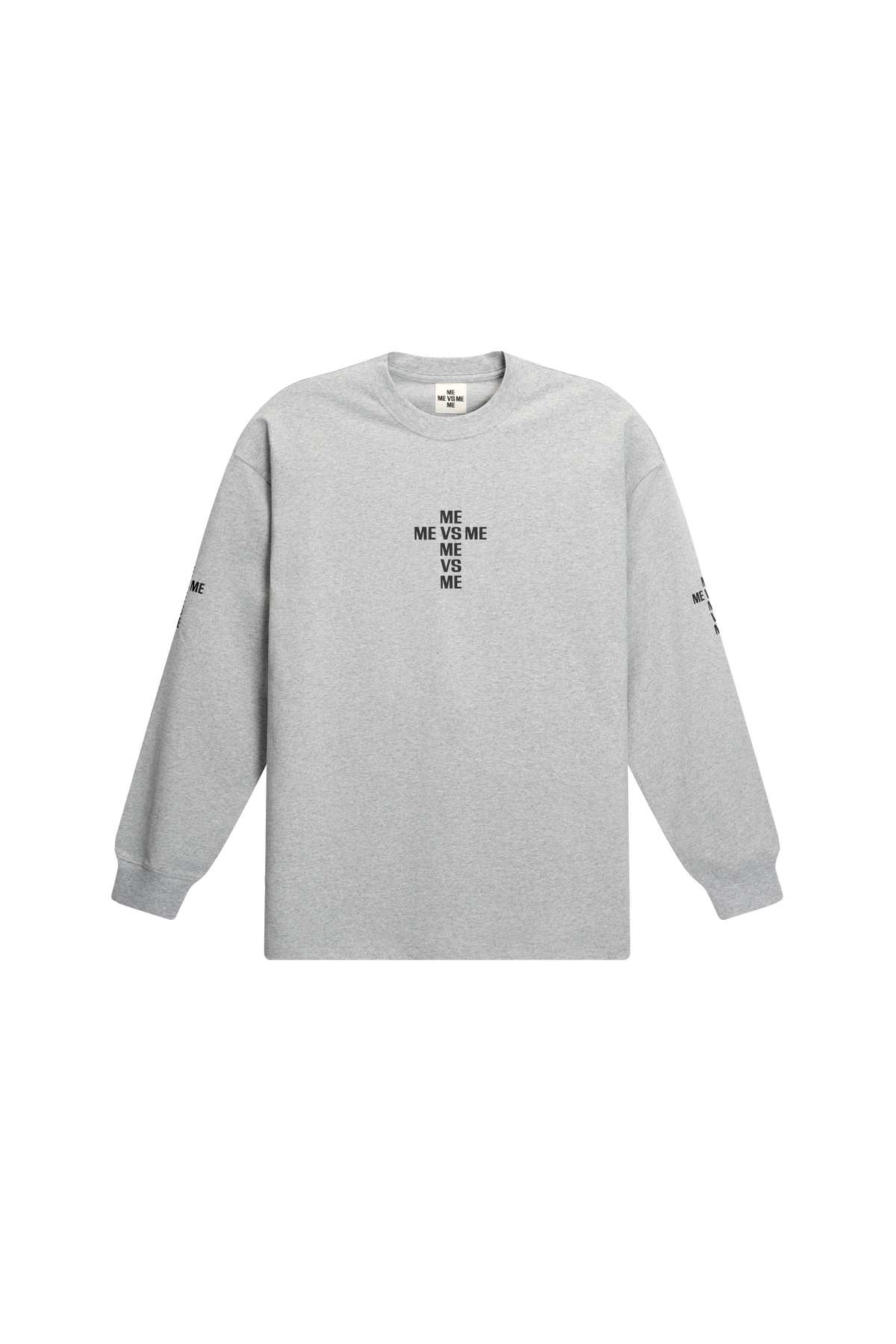 Basic-Langarmshirt mit Cross-Logo