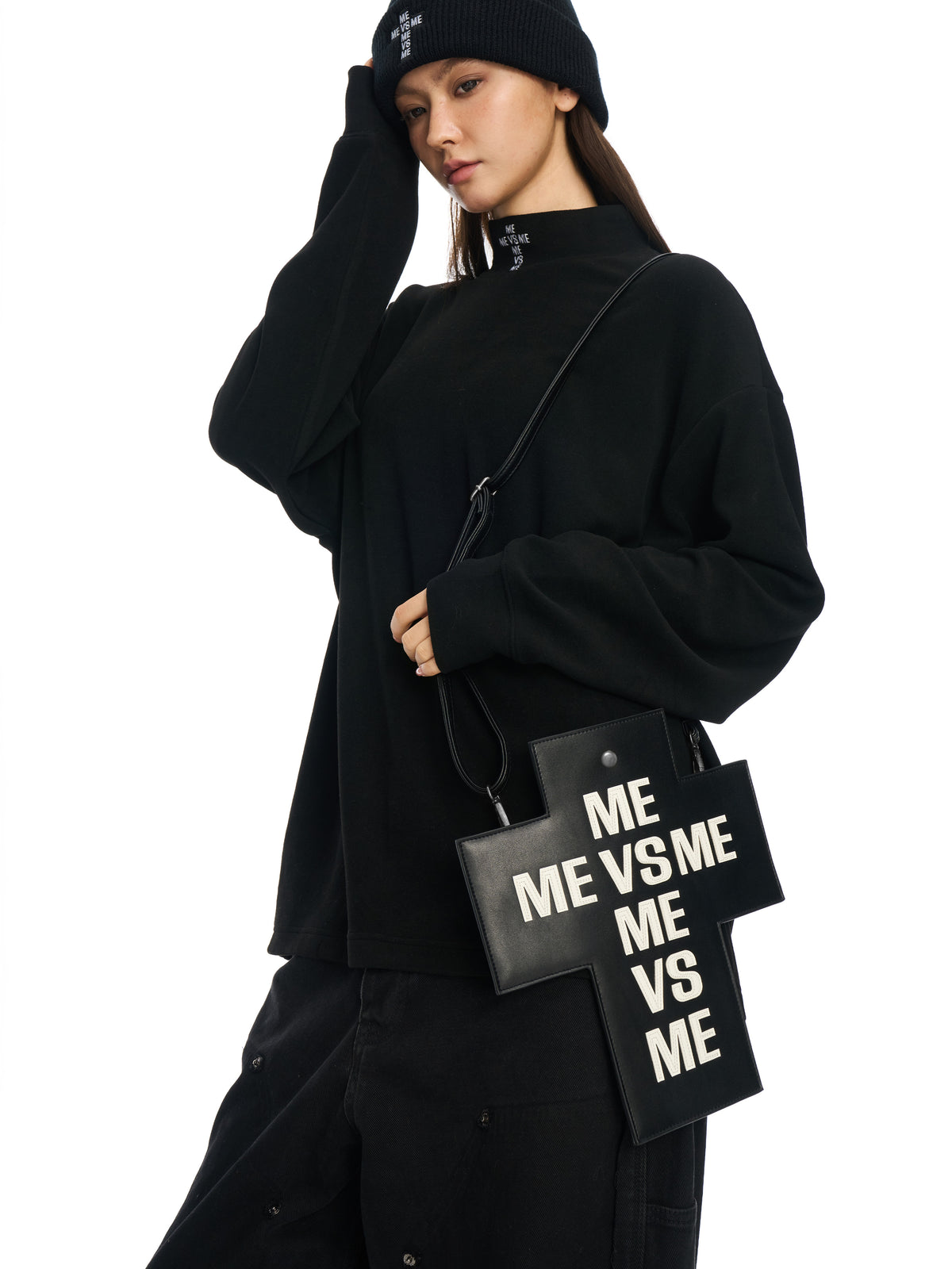 LEATHER CROSS BAG