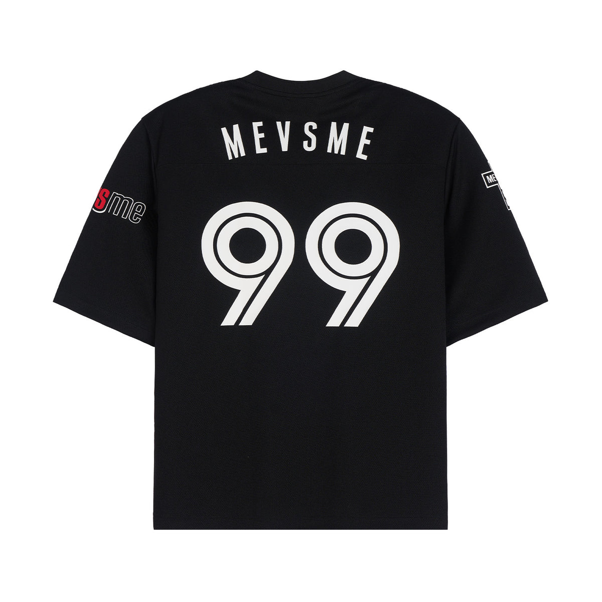 Mesh-Trikot mit V-Ausschnitt und „99“