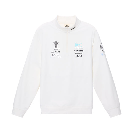 Moto Half-Zip Sweatshirt