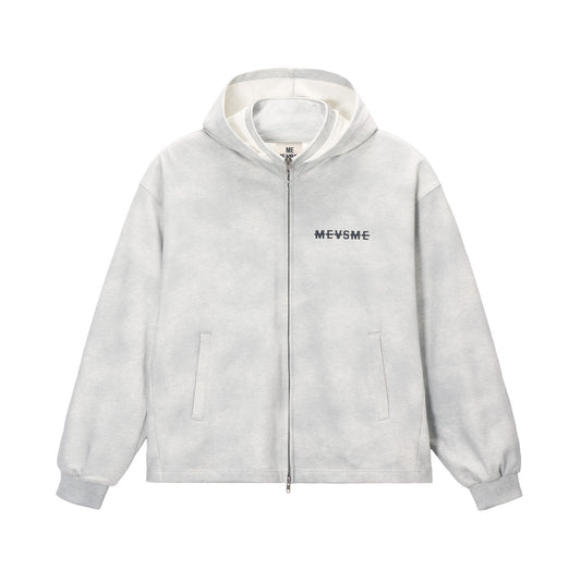 TIE-DYE WASH ZIP HOODIE