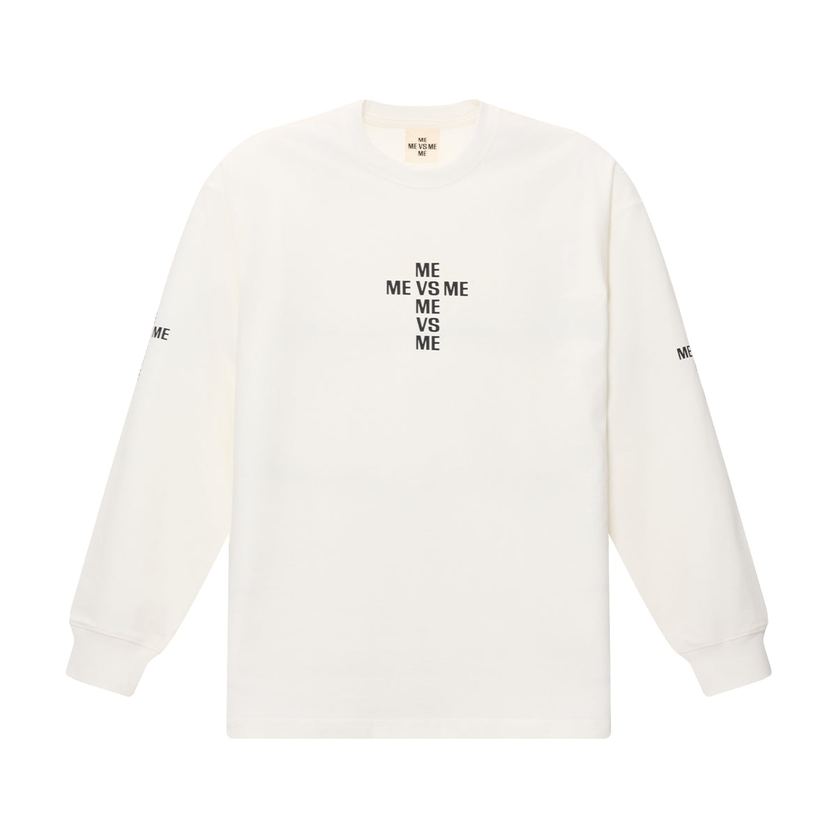 Basic-Langarmshirt mit Cross-Logo