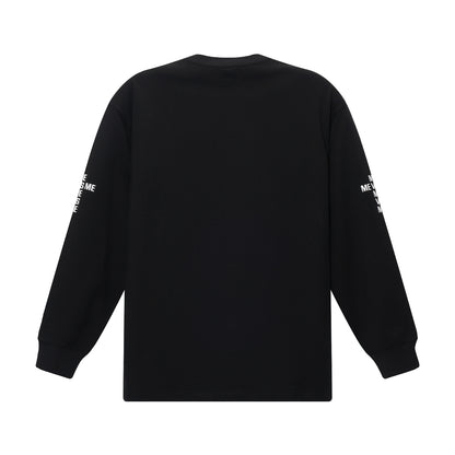 Basic-Langarmshirt mit Cross-Logo