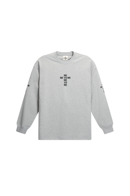 Basic-Langarmshirt mit Cross-Logo