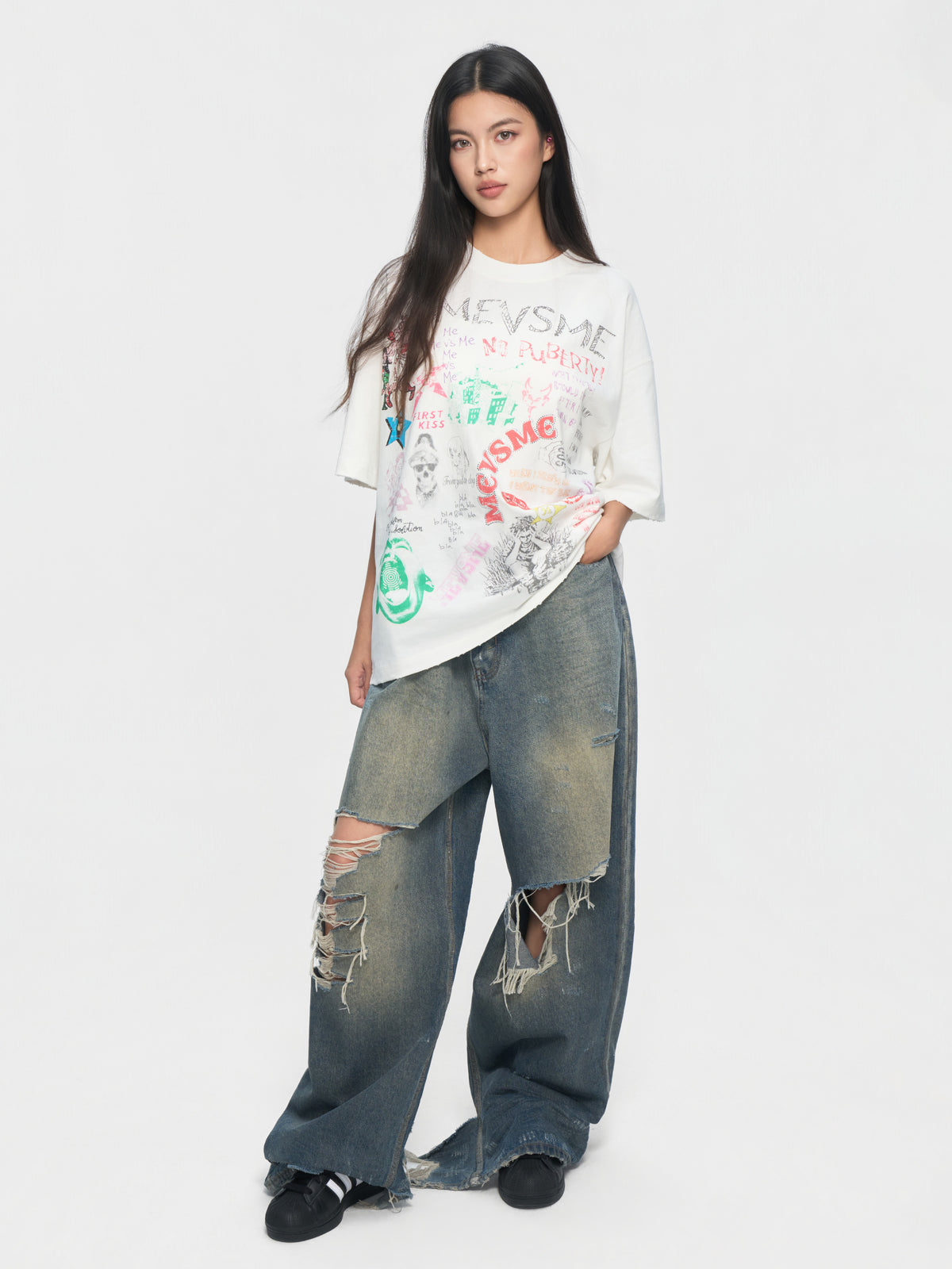 Doodle “No Puberty” Graphic Tee