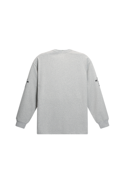 Basic-Langarmshirt mit Cross-Logo