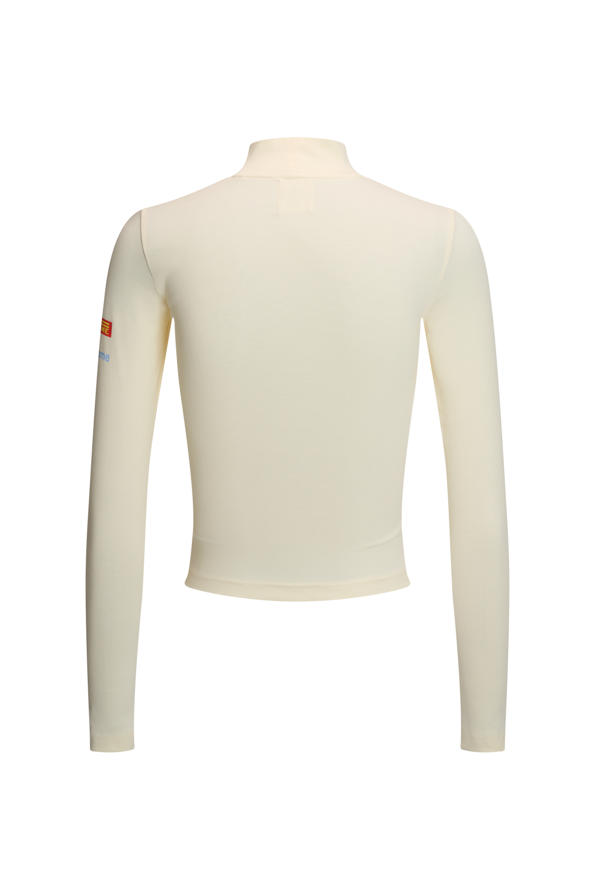 Moto-Graphic Mock Neck Top