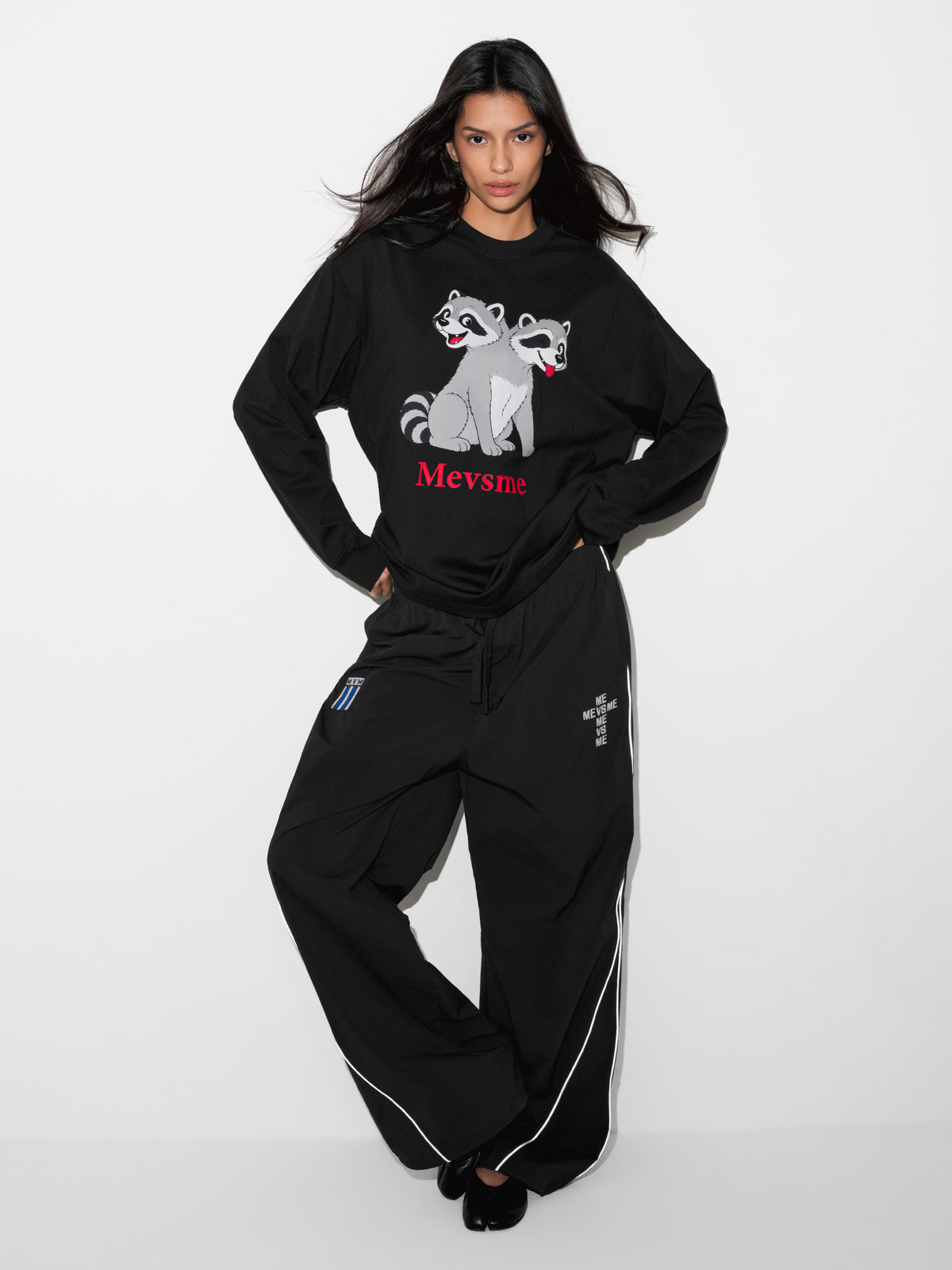 Double Trouble Graphic Long Sleeve Tee