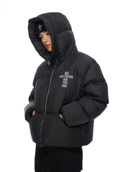 GEFÜTTERTE KAPUZENJACKE MIT STRASS