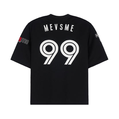Mesh-Trikot mit V-Ausschnitt und „99“