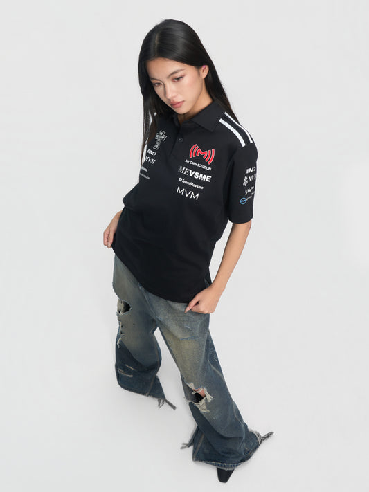 Moto Graphic Polo Shirt