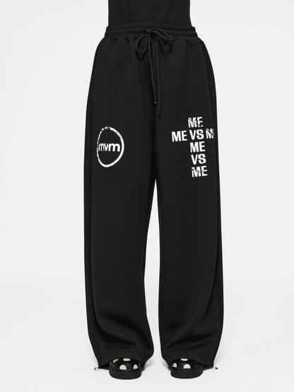 Dual Logo Scuba Sweatpants