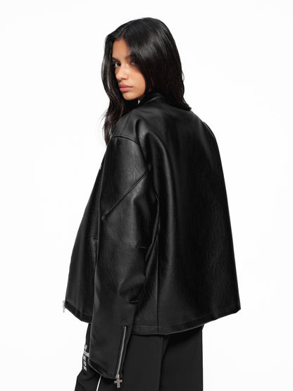 Leather Moto Jacket