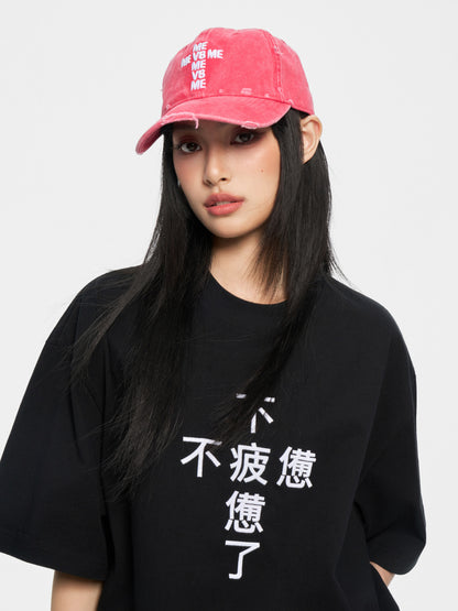 Distressed Washed Cap