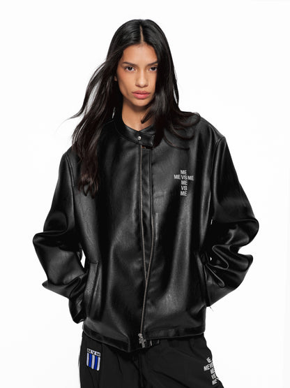 Leather Moto Jacket