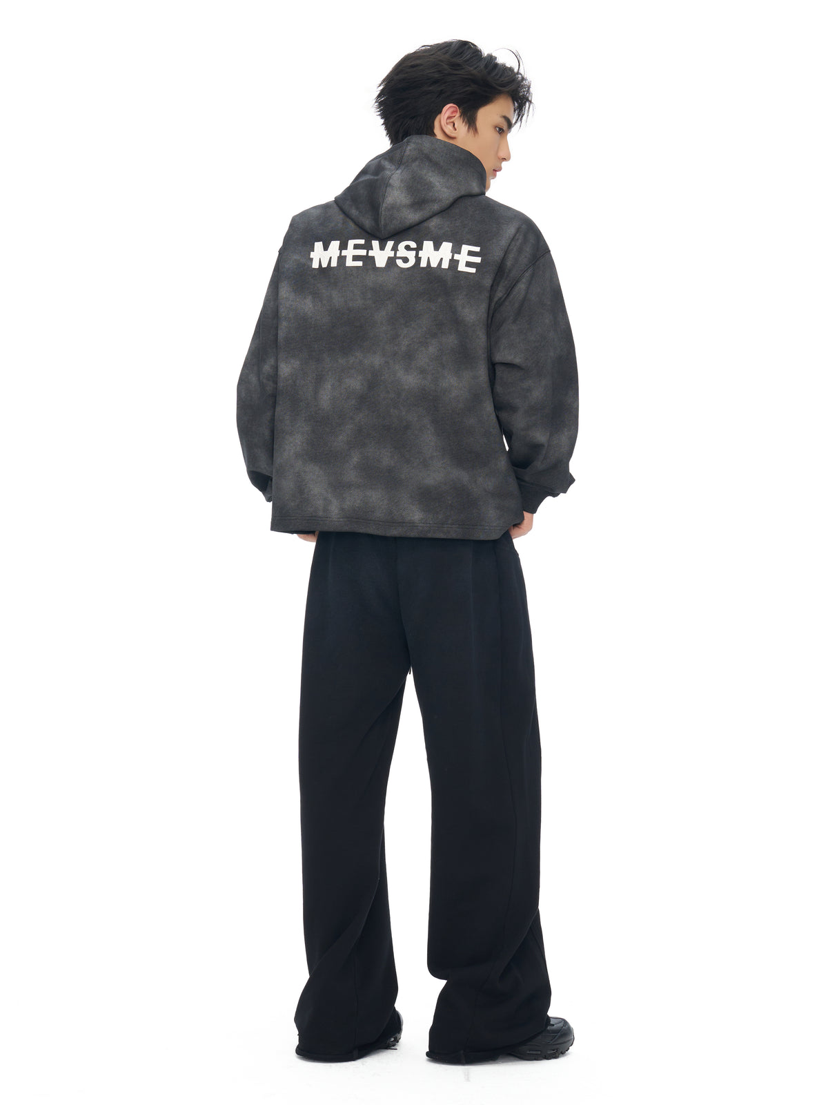 SWEAT À CAPUCHE ZIPPÉ À EFFET TIE-DYE