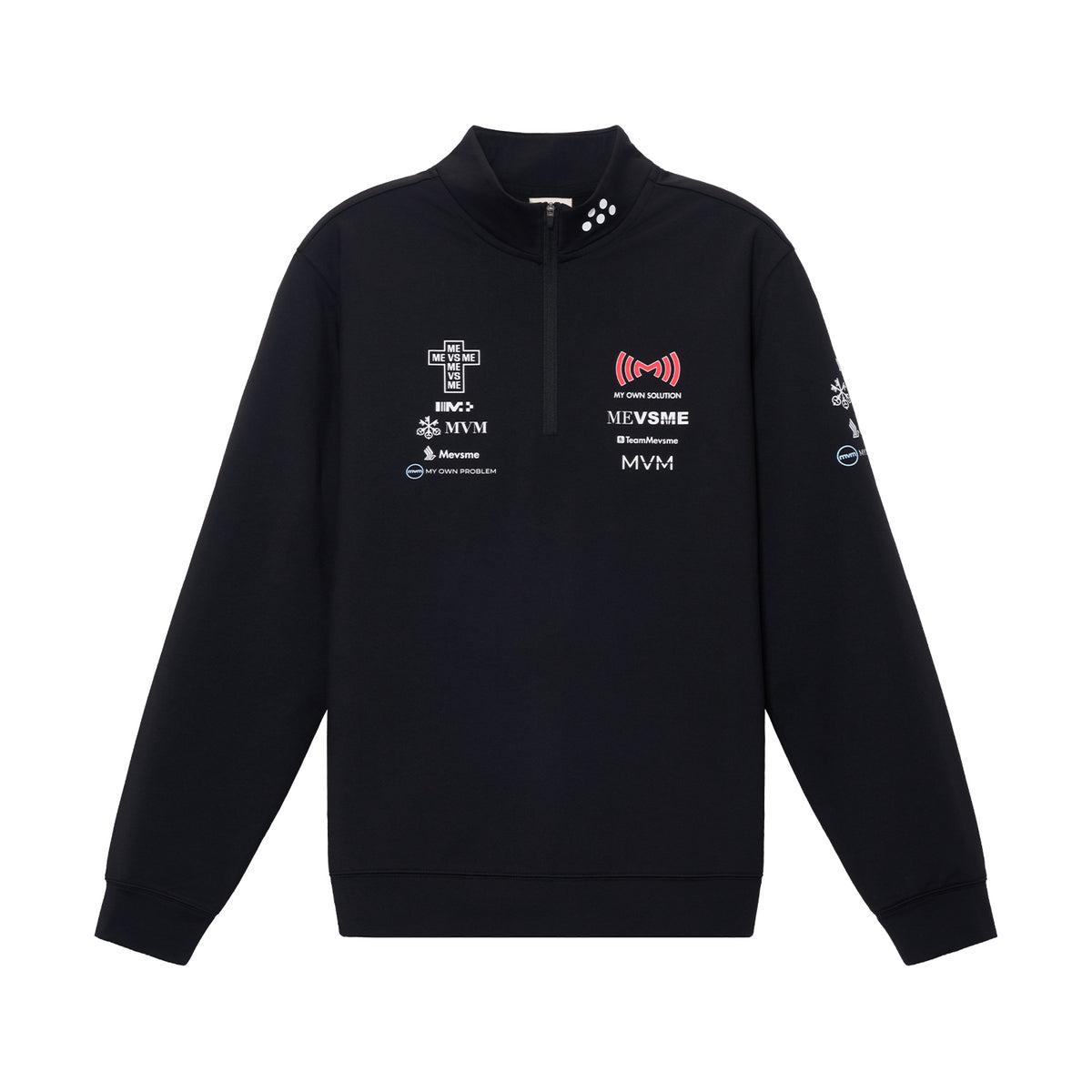 Moto Half-Zip Sweatshirt