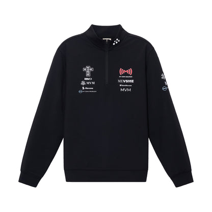 Moto Half-Zip Sweatshirt