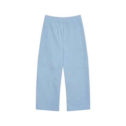 Blue Fleece Tracksuit Joggers